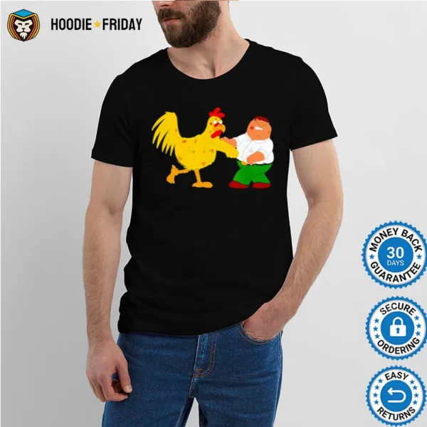 Guy Peter And Chicken Fighting Shirts