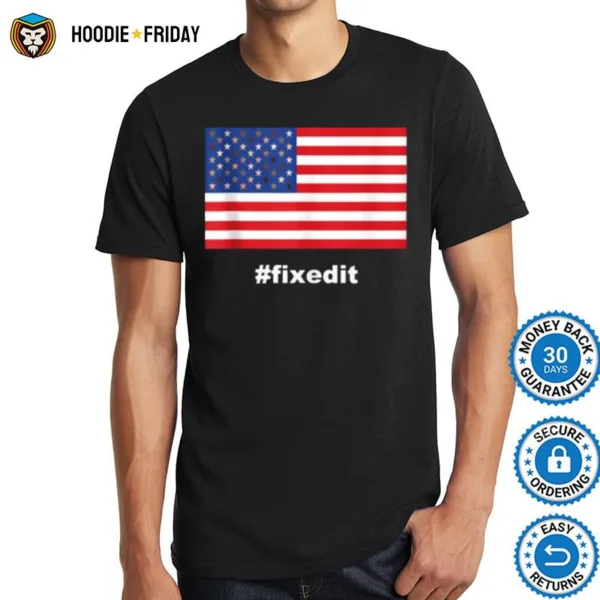 Hagtag Fixedit Juneteenth Reparation American Diversity Flag Shirts