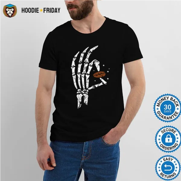 Halloween Hands Bone Hold Coffee Beans Shirts