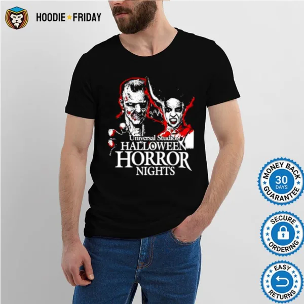 Halloween Horror Nights Frankenstein And Bride Of Frankenstein Shirts