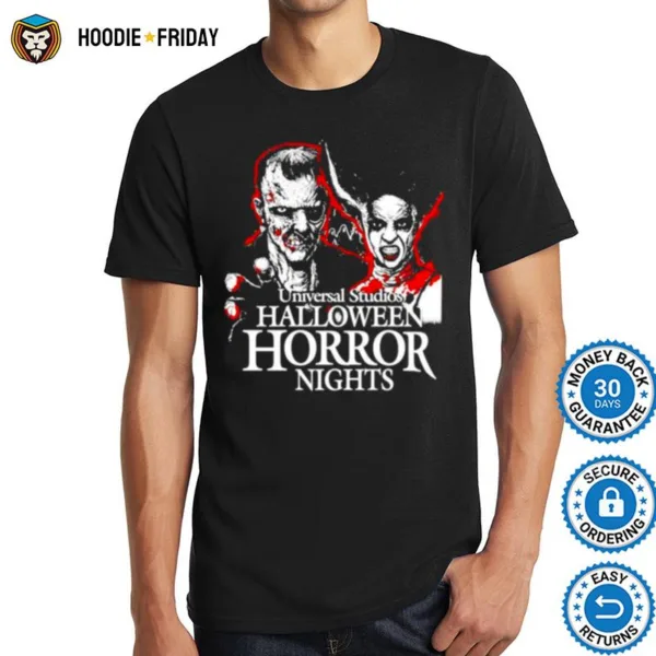 Halloween Horror Nights Frankenstein And Bride Of Frankenstein Shirts