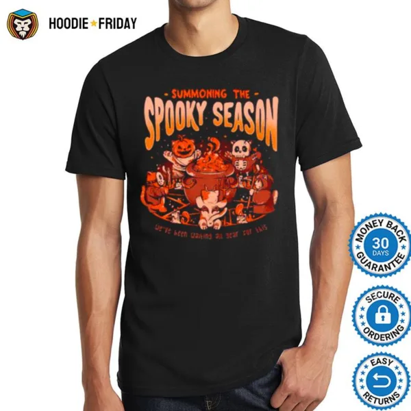 Halloween Summoning The Spooky Season Shirts