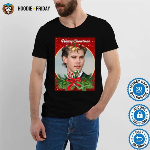 Happy Christmas Austin Butler Portrait Design Shirts