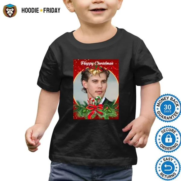 Happy Christmas Austin Butler Portrait Design Shirts