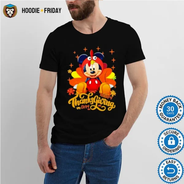 Happy Thanks Giving Day Mickey Mouse Autumn Shirts