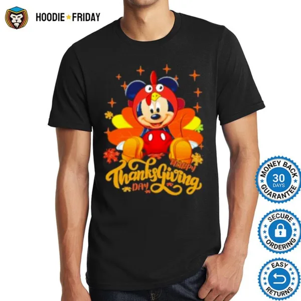 Happy Thanks Giving Day Mickey Mouse Autumn Shirts