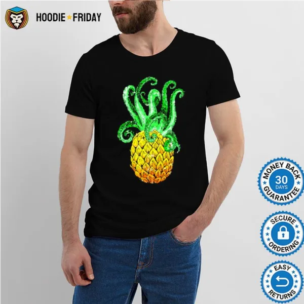 Hawaiian Octopus Pineapple Aloha Beach Hawaii Summer Shirts