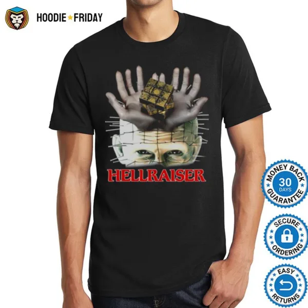 Hell On Earth 1992 Pinhead Horror Movie Design Hellraiser Shirts