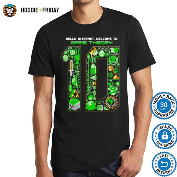 Hello Internet Welcome To Game Theory 10Th Anniversary Shirts